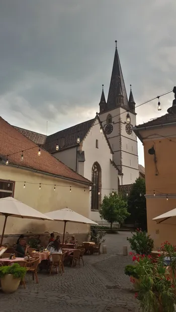 Cute square next to The Bridge of Liars - Romania thumbnail